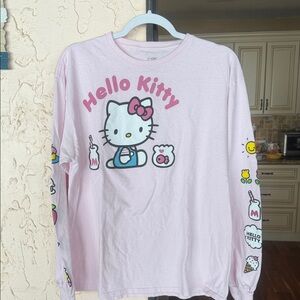 Hello Kitty Light Pink Long Sleeve Tee